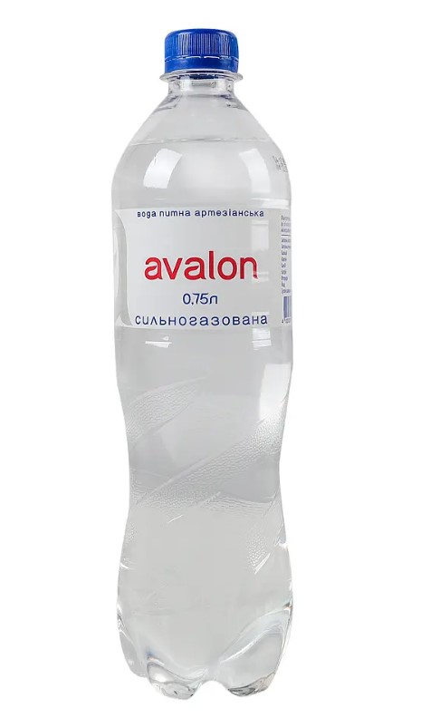 Вода питна сильногазована "Авалон" (Avalon) 0,75л